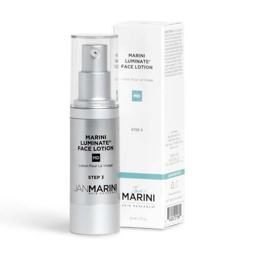 MD Marini Luminate Face Lotion.shown to reduce the appearance of discoloration, fine lines and wrinkles.